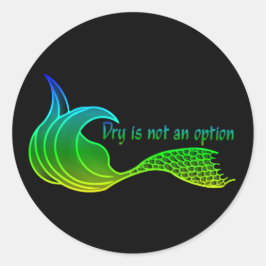 Seco não é uma opção em tons de adesivos verdes