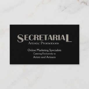 Secretária Cartão de visita