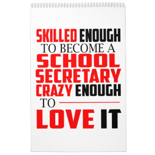 Secretário Calendário Engraçado Presente da esc