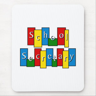 Secretário Mousepad da escola
