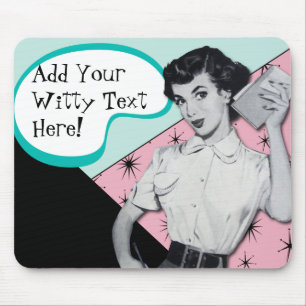 Secretário Sassy Mousepad do vintage
