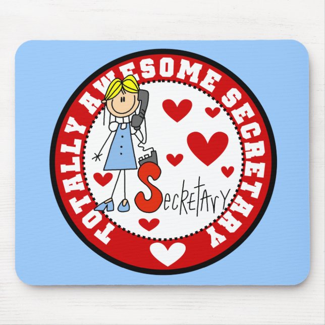 Secretário totalmente impressionante Mousepad (Frente)