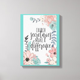 Secretários da Igreja Impressão de Telas Esticadas