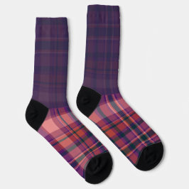 Secretly Wild dark purple plaid
