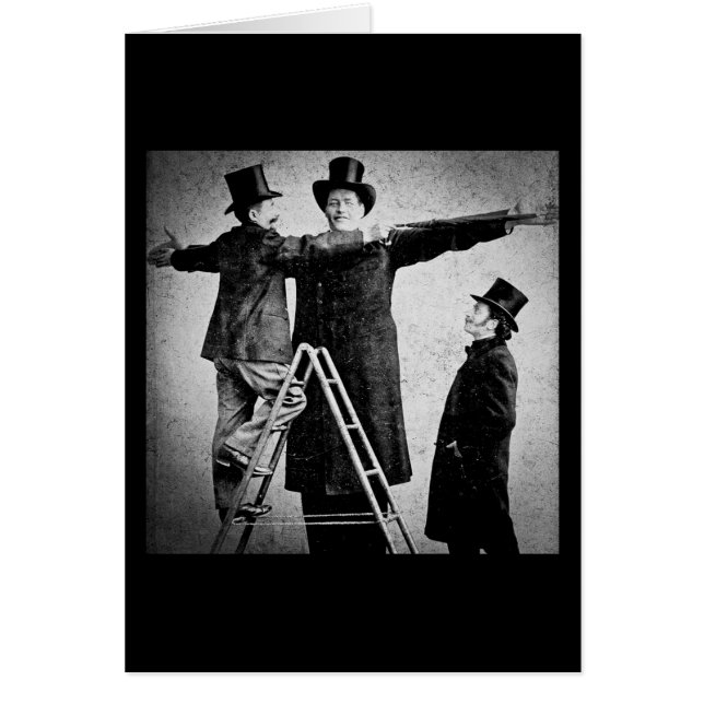 Secundário gigante do anormal do circo do cartão (Frente)