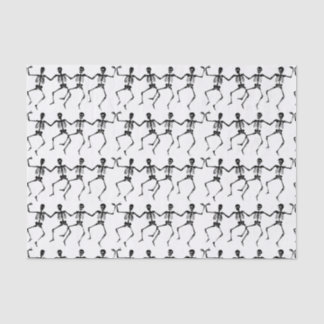 Seda 10lb lenço de papel feito sob encomenda, ESQUELETO