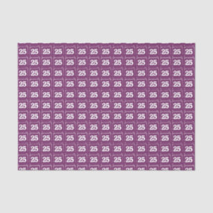 Seda 25 sobre o Papel de Tecido Roxo