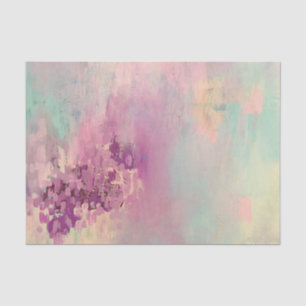Seda A Aquarela Mistura Papel Tecido de Descaptação
