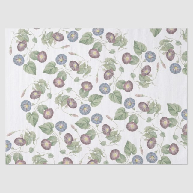 Seda A corriola de Redoute floresce o lenço de papel (Frente )