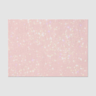 Seda A luz cora lenço de papel Sparkly cor-de-rosa
