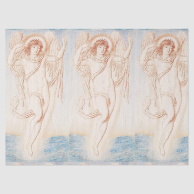 Seda ÂNGULOS EM Papel de Tecido CLIENTE AZUL (Frente )