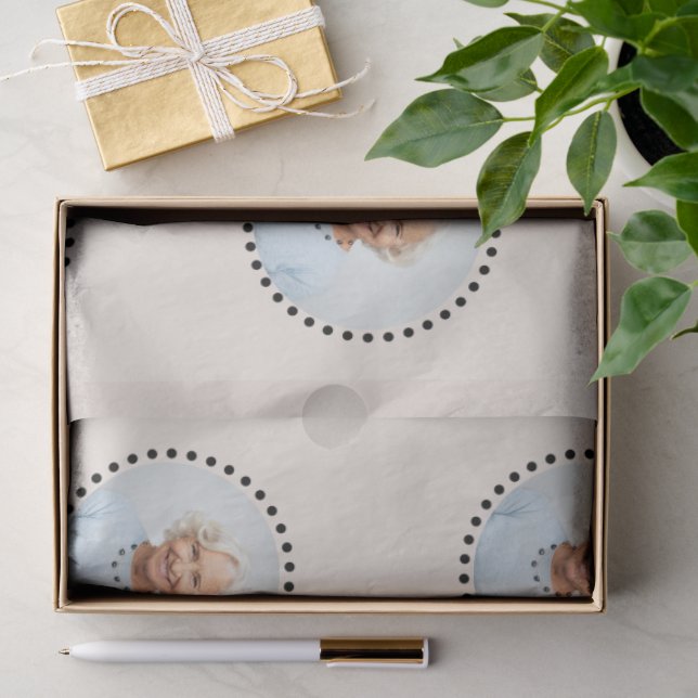 Seda ANIVERSÁRIO | Papel de Presente Personalizado com  (Presente)
