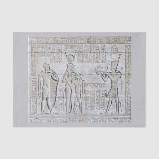 Seda antigo papel de tecidos do egito (Frente )