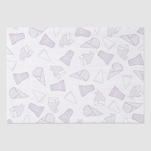 Seda Apenas Papel de Tecido Roxo  (Frente )