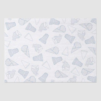 Seda Apenas papel de tecidos azuis