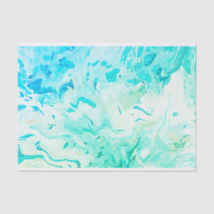 Seda Aqua suga tonalidades de papel verde azul