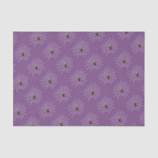 Seda Aranha de cruz na rede papel de presente (Frente )