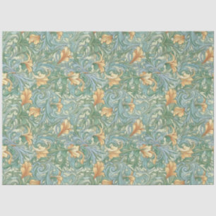 Seda Arte Nouveau Papel de Wallpaper Floral Design Deco