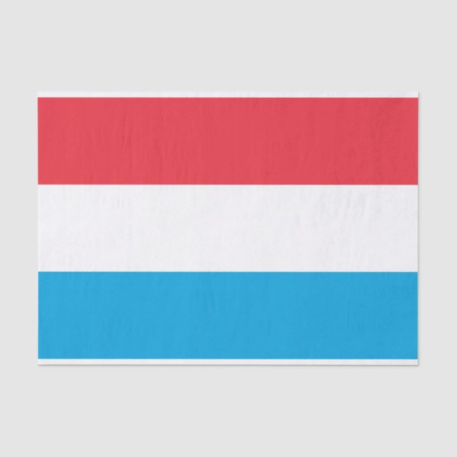 Seda Bandeira do lenço de papel de Luxembourg (Frente )