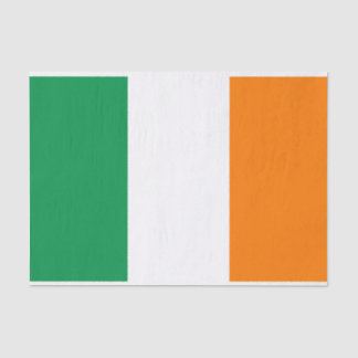 Seda bandeira irlandesa de papel de tecidos para embala