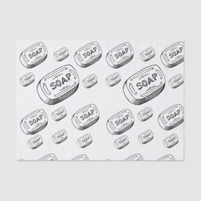 Seda Banheira de sabão de papel absorvente (Frente )