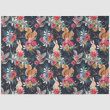 Bonitos e Esquilos - Papel Tecido de Natal