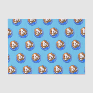 Seda Booboo - Papel de tecido azul