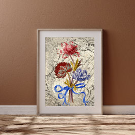 Seda Buquê vermelho-claro de papel de dissociação das f