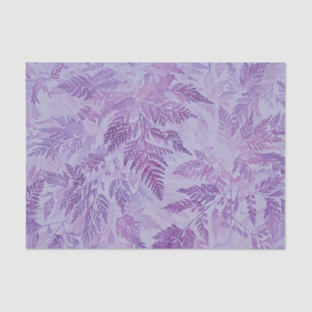 Seda Cama do lenço de papel tropical da lavanda das (Frente )