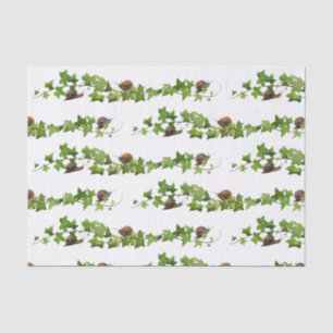 Seda Caracóis em Papel Tecido de Ivy