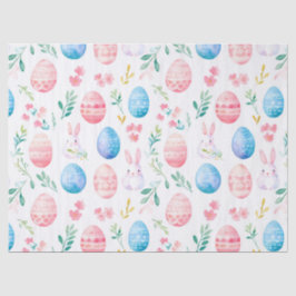 Seda Coelhinho de Páscoa - Papel de Tecido para Padrões