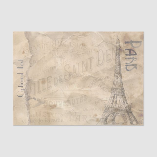 Seda Colagem de papel de Decoupage Paris (Frente )