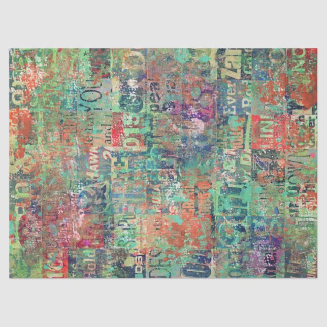 Seda Colagem de Tecidos de Arte ou de Papel de Decoupag (Frente )