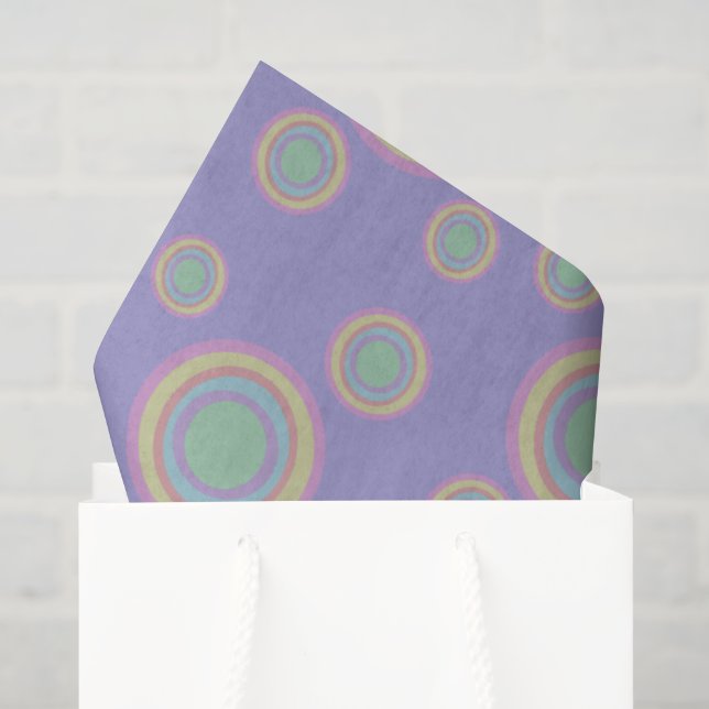 Seda Conjunto de 3 folhas planas de papel de embrulho (Sacola de presentes)