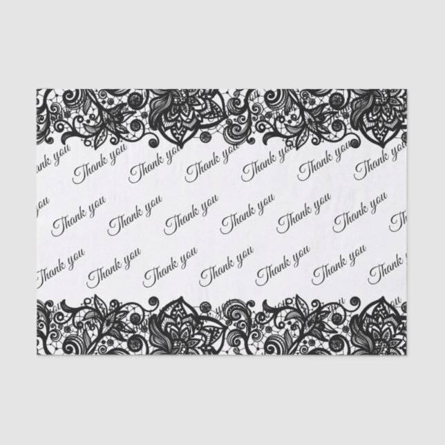 Seda Costume de rendas Obrigado Papel de tecido de casa (Frente )