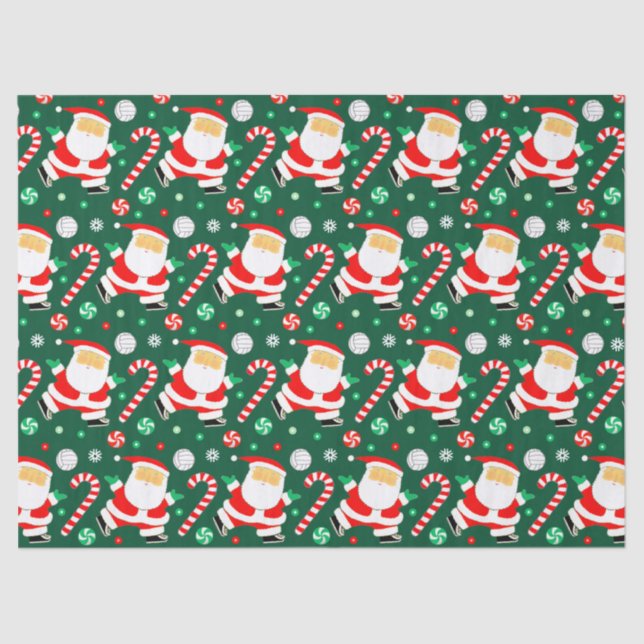 Seda Creative Voleibol - Papel de tecidos para presente (Frente )