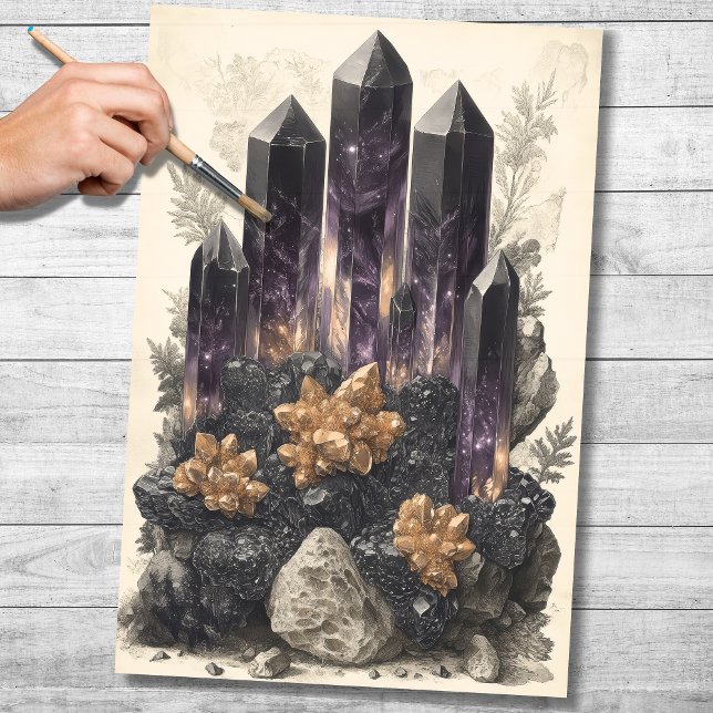 Seda Cristais 2 Papel de Decoupage (Criador carregado)