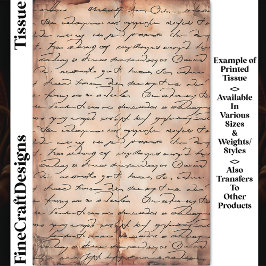 Seda Decoupage DC8b do Escrevendo Elegante de Papel Env