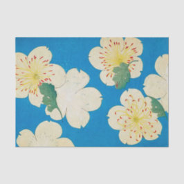 Seda Design de Flor Antiquado - Papel Tecido para Arran