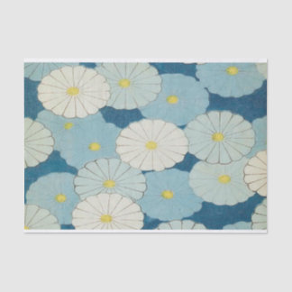 Seda Design de Flor Antiquado - Papel Tecido para Arran