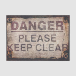 Seda Desligamento de Mobiliário de Perigo ou Papel Teci