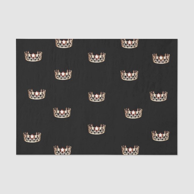 Seda Dourado Papel de Tecidos Crown USA (Frente )