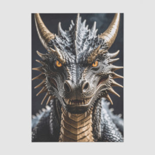 Seda Dragão Fantasy - Papel Tecido de Decoupage