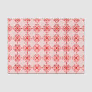 Seda Embaçamento alaranjado do lenço de papel floral