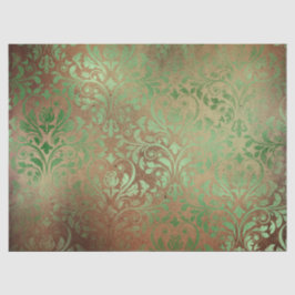 Seda Ephemera Série de Papel Verde Design 12