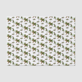 Seda Estaleiro e Cavalos do Mar - Papel para tecidos de