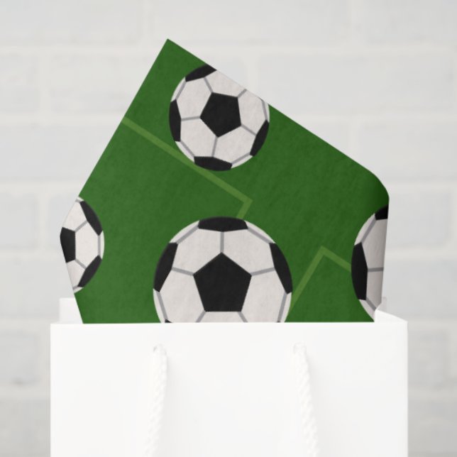 Seda Estilo de bola de futebol Papel de lenço (Sacola de presentes)