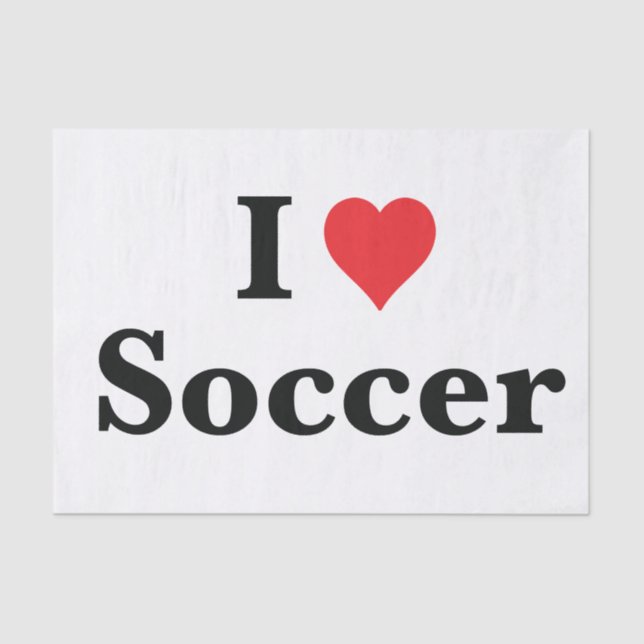 Seda Eu Amo Papel Tecido De Futebol (Frente )