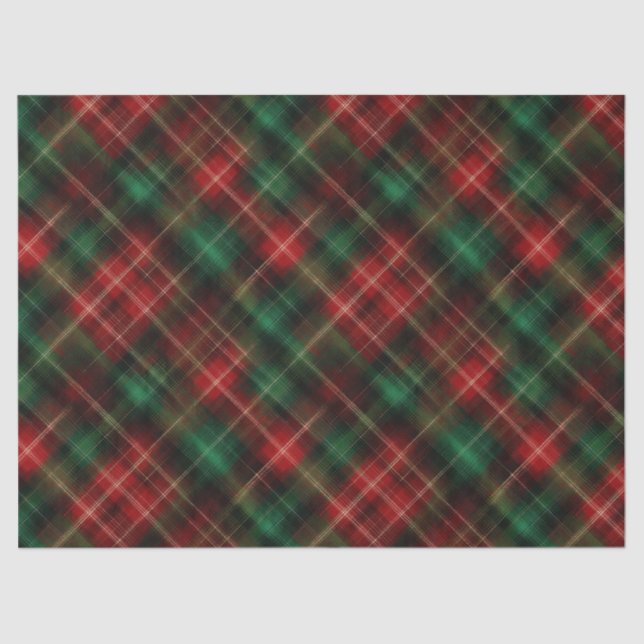 Seda Feliz de Natal Misturar Papel Tecido (Frente )