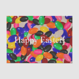 Seda Felz pascoa! Presente de Papel Tecidual do Tecido 